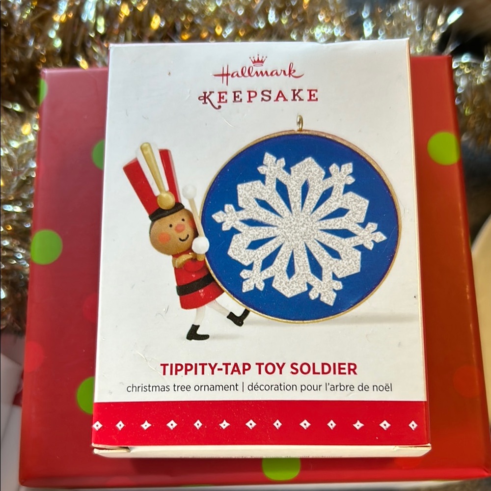 Hallmark Keepsake Tippity-Tap Toy Soldier Ornament - Blue